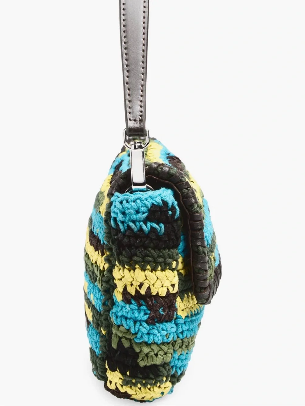 Staud Timmy Crochet Shoulder Bag Happy Sack NWT